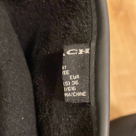 Coach rain boots slightly worn - Picture 2 of 6